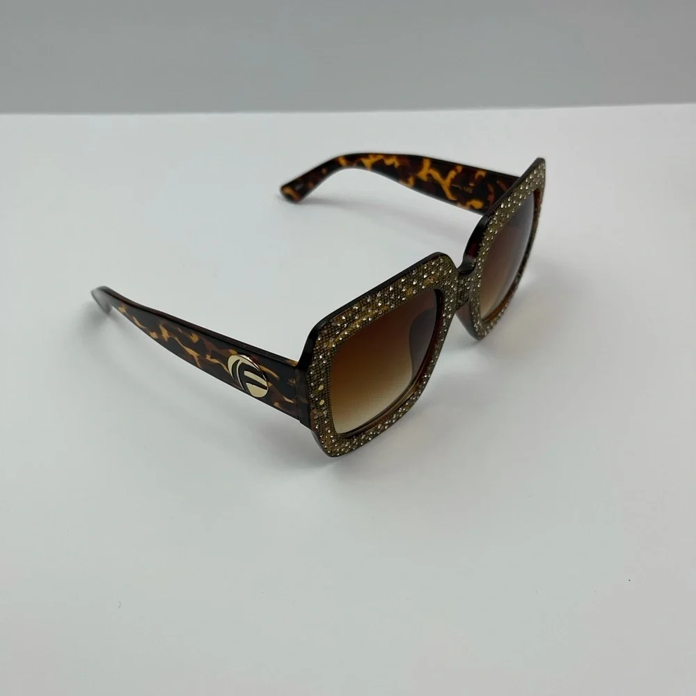 Luxury Leopard Print Sunglasses